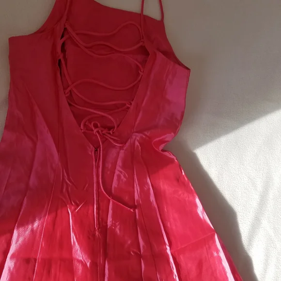 Zum Zum by Niki Livas Spaghetti strap Gown Dress - Picture 16 of 16